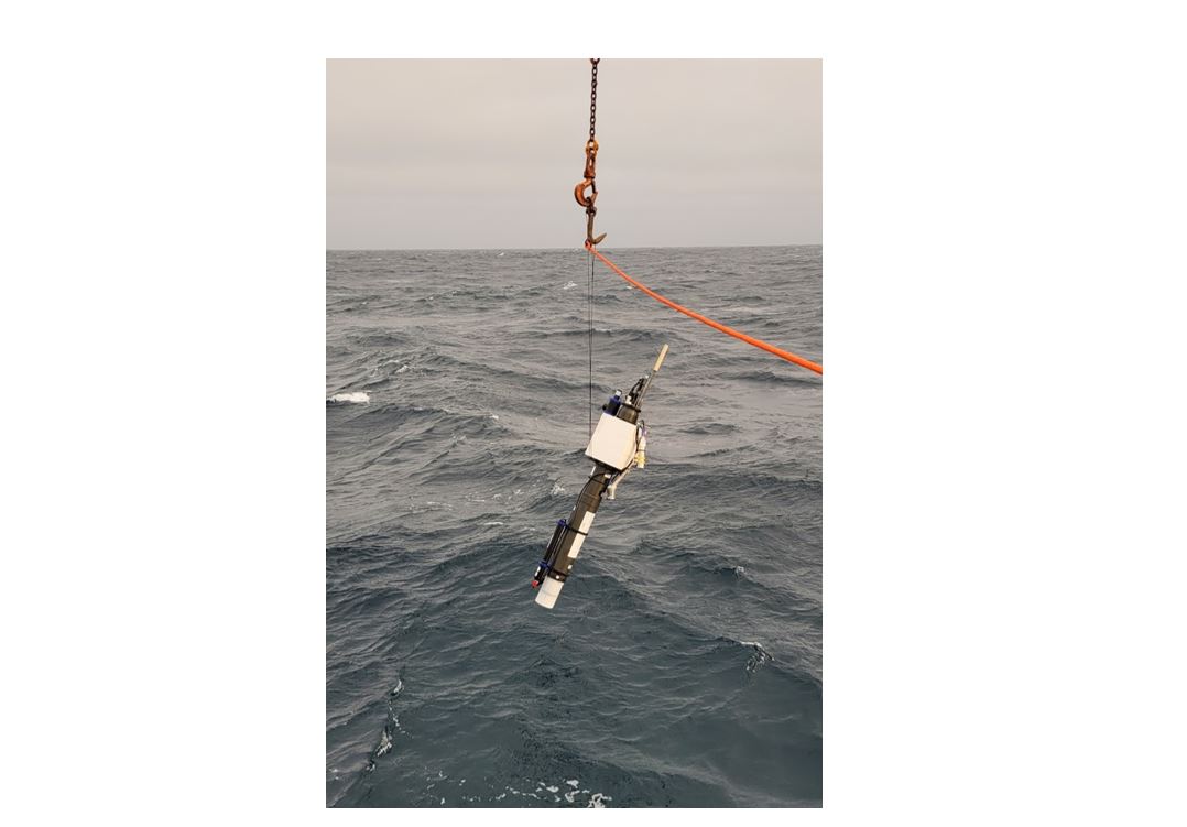 Picture of Deployment of one of the latest generations of BGC-Argo floats 