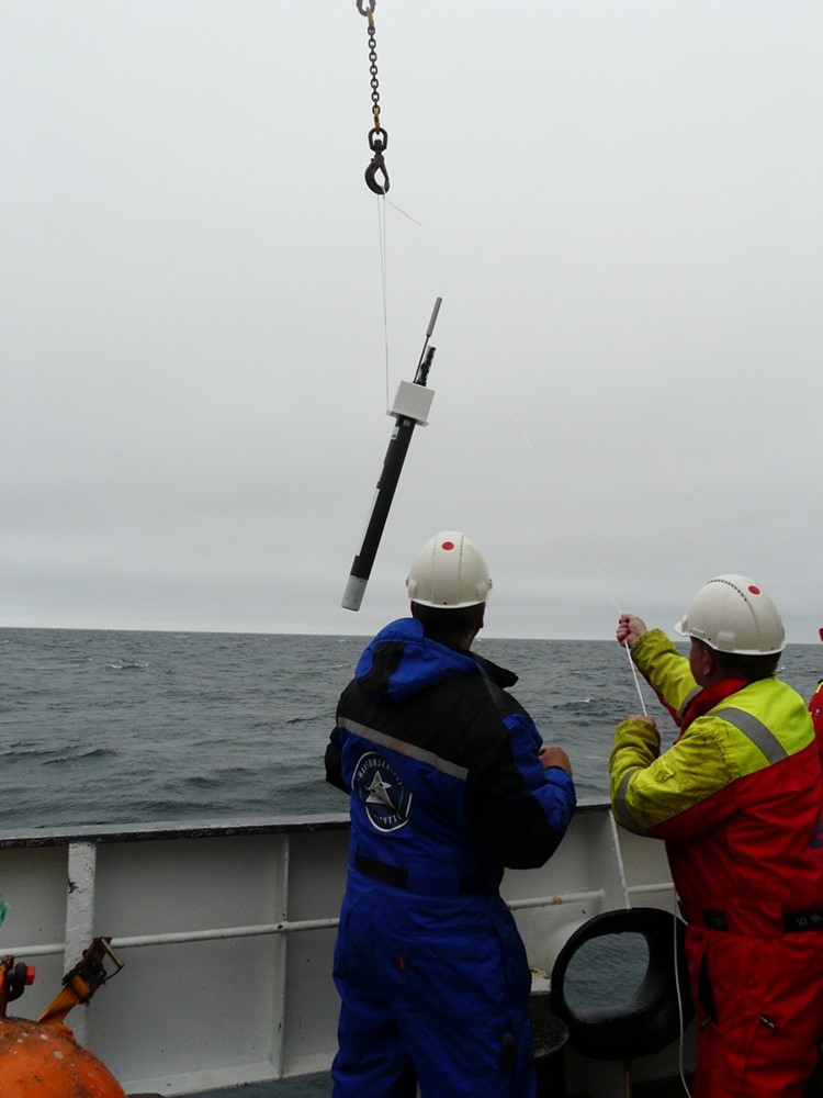 two persons launching equiptment